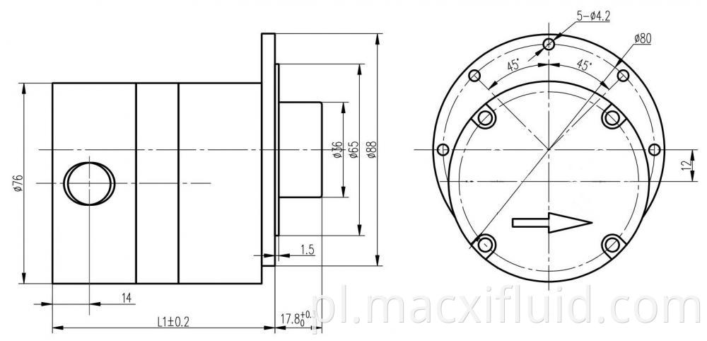 88 Micro Gear Pump Head